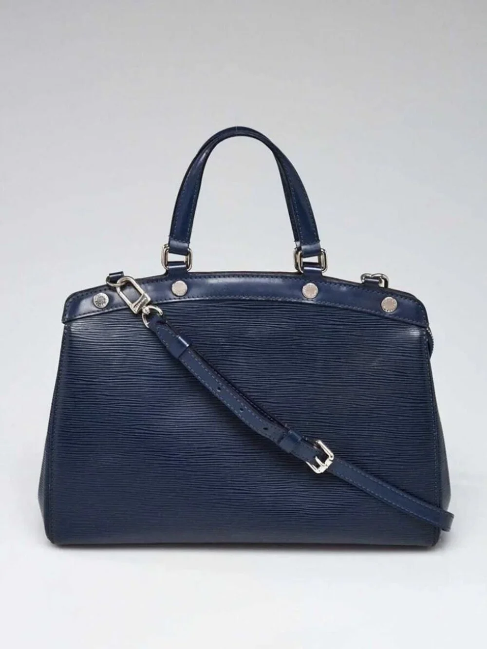 Louis Vuitton Indigo Epi Leather Brea MM Bag